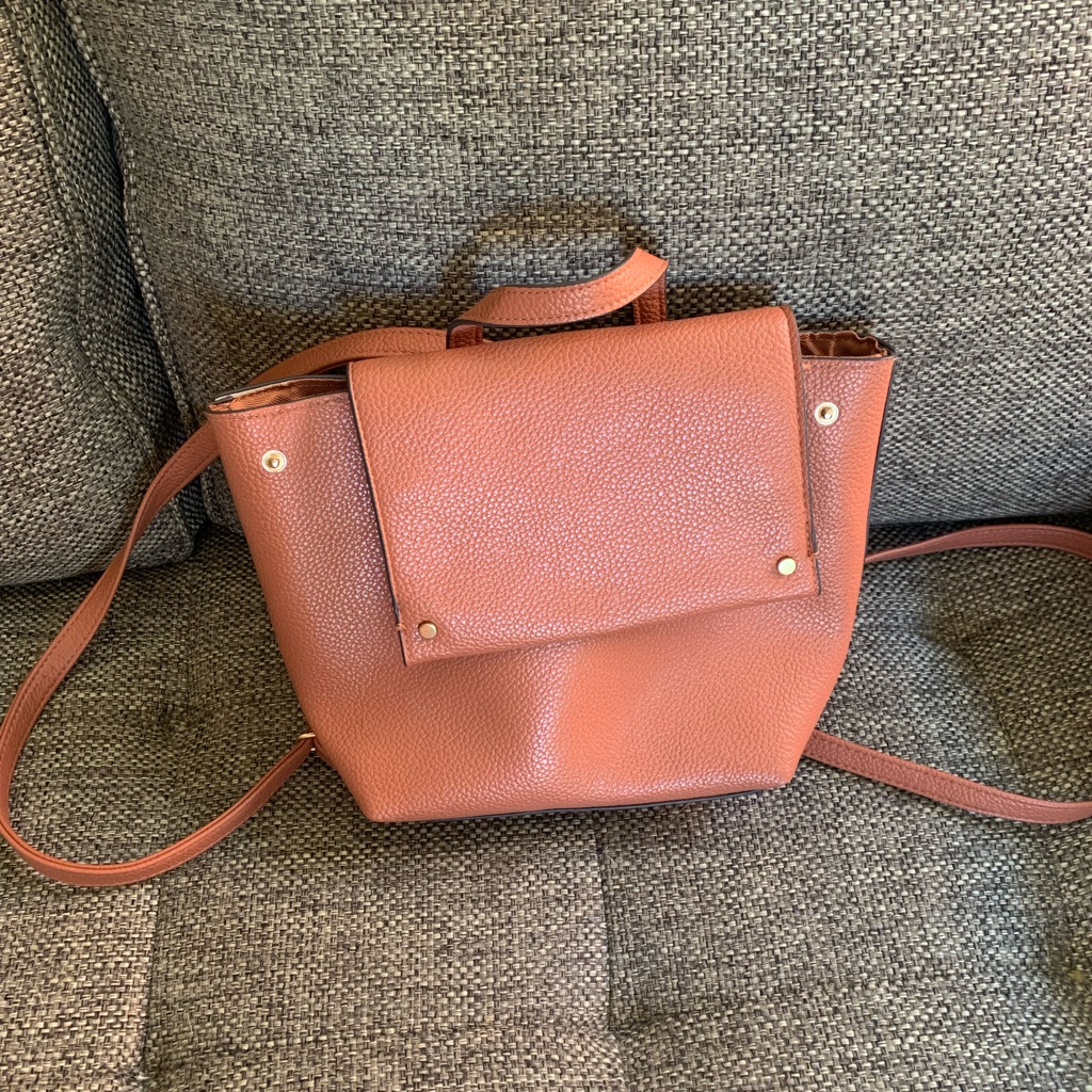 Leather Small Backpack